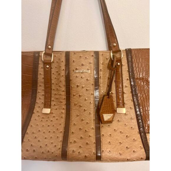 Ellen Tracy Congnac Hand Bag Gold‎ Hardware - Picture 2 of 10